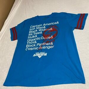 Disney Blue and red Avengers cotton t-shirt 3XL. SKU283 #Avengers #Marvel